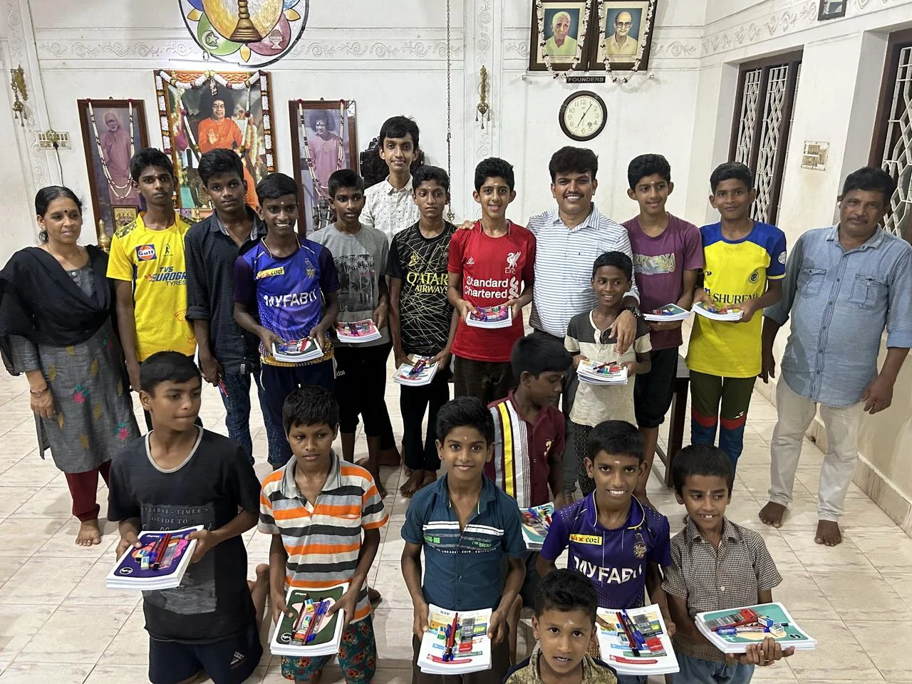 School kit distribution event