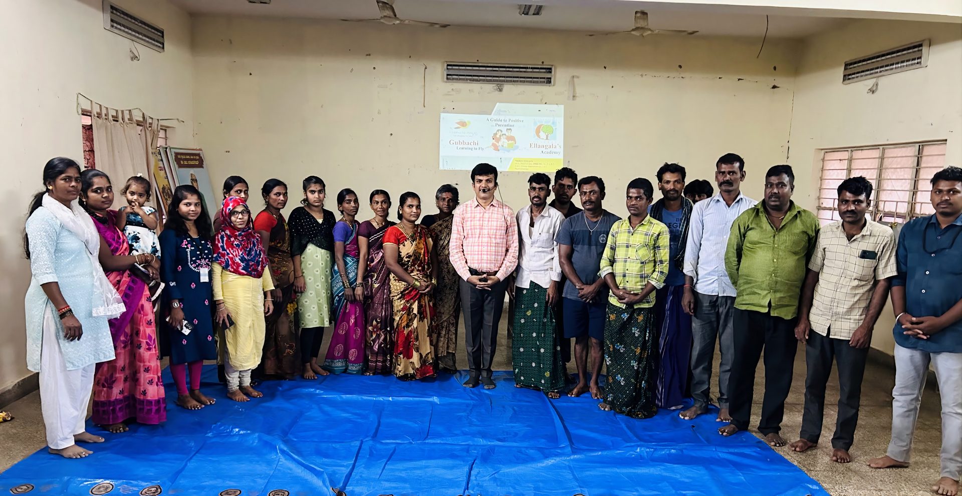 Community programme session in a rural school setting